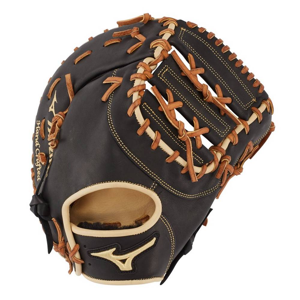 Panske Catchers Mitt Mizuno Pro Select First Base 12.5" Baseball Čierne Vypredaj RCPV83140